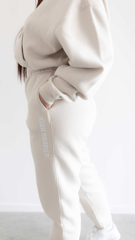 CREMELINE CROPPED SET