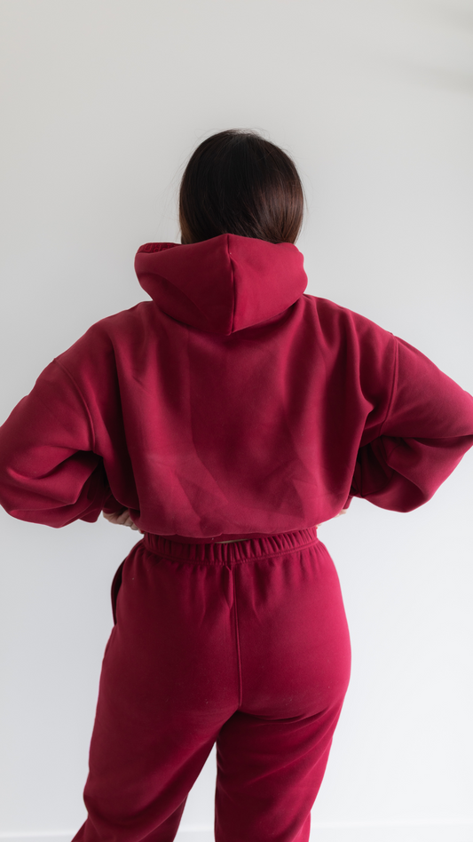 MERLOT ROUGE CROPPED SET