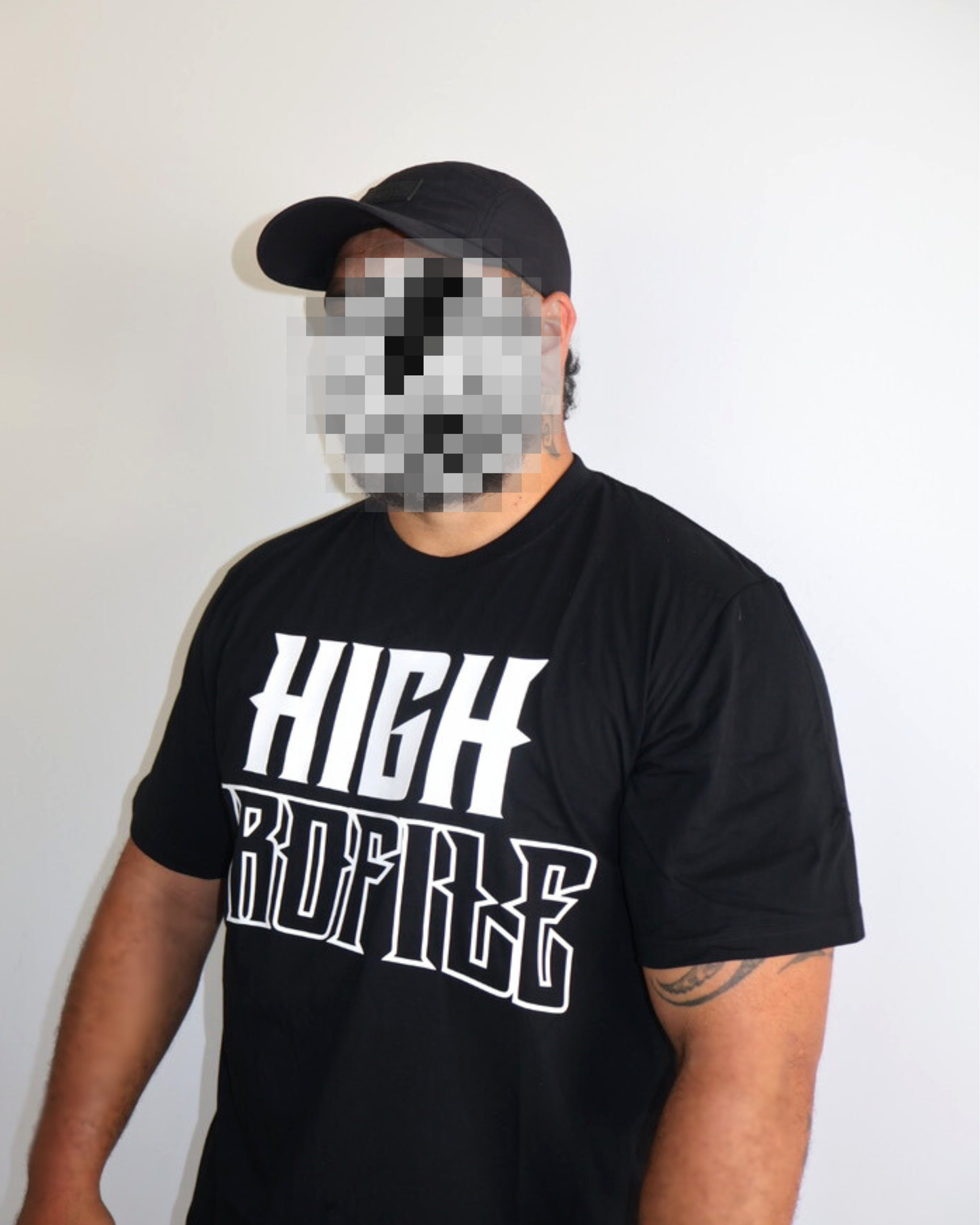 Stacked Black T-Shirt