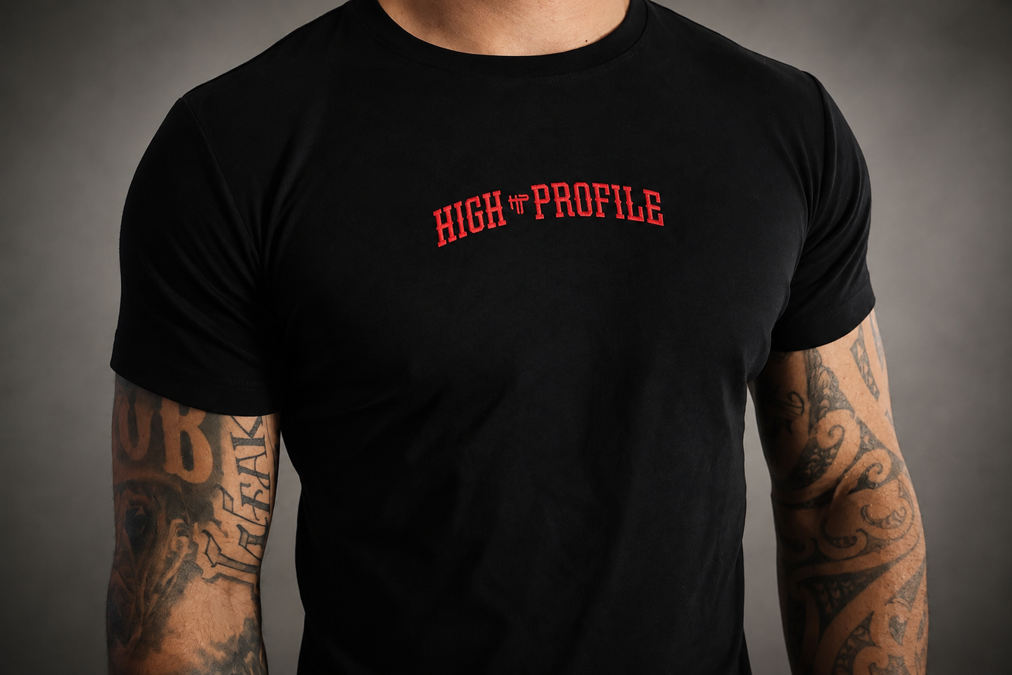 Prime Active Tee (Red Logo)