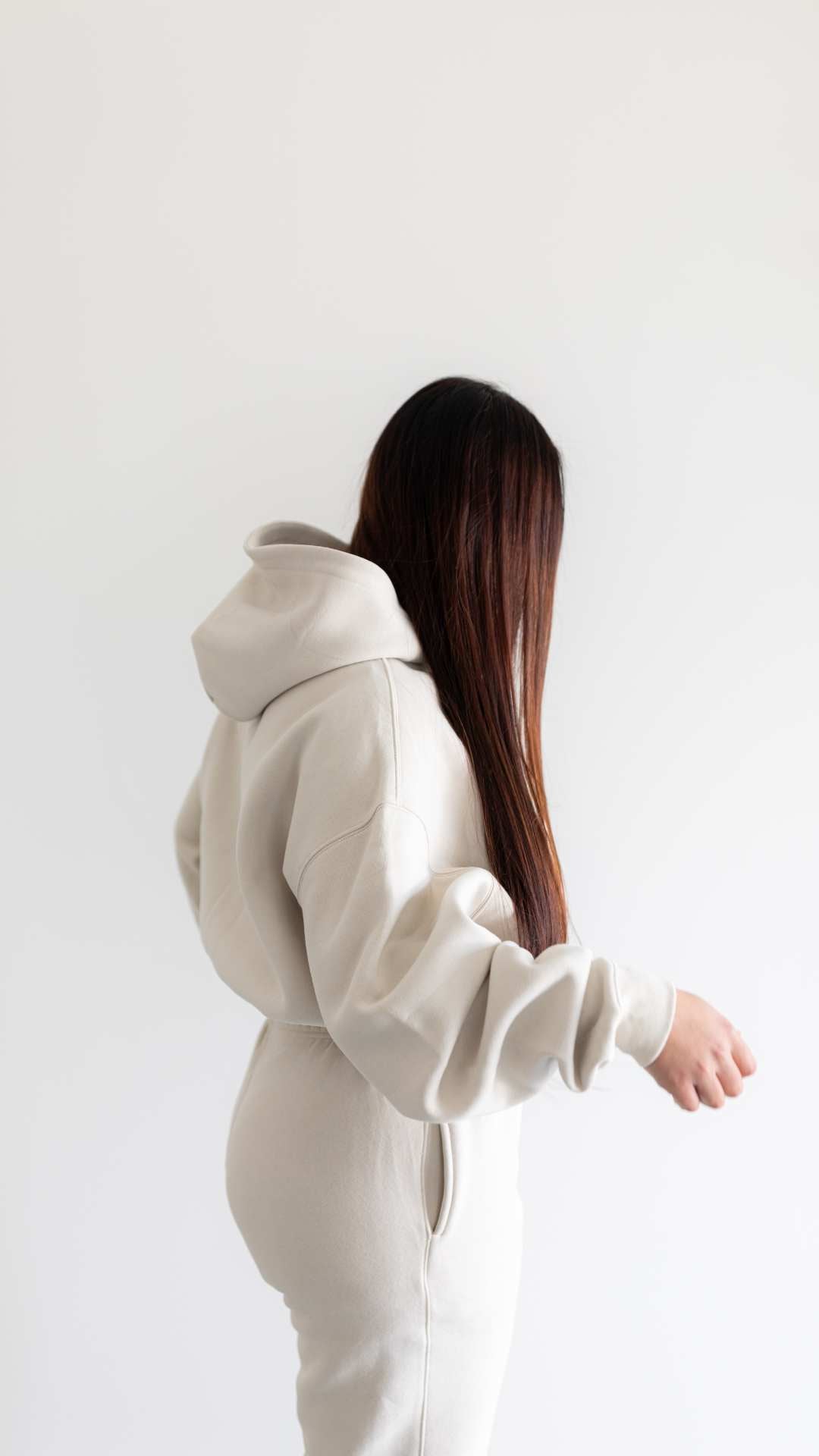 CREMELINE CROPPED SET